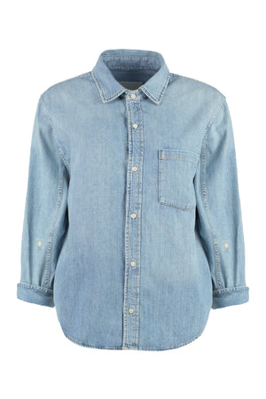 Kayla denim shirt-0